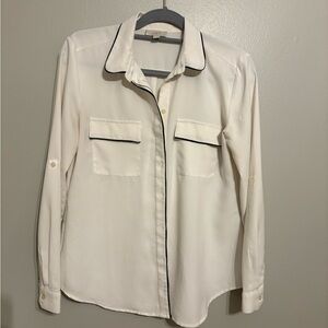 Button up with black trim